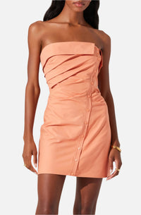 ASTR The Label Sabriya Strapless Mini Dress