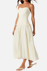 ASTR The Label Zori Strapless Maxi Dress