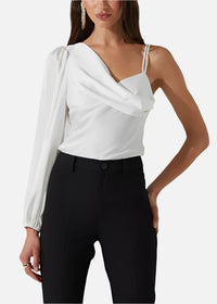 ASTR The Label Jenah One Shoulder Top