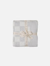 Barefoot Dreams CozyChic Cotton Checkered Throw Blanket