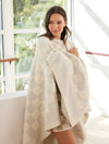 Barefoot Dreams CozyChic Cotton Checkered Throw Blanket