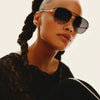 QUAY High Key Twist Aviator Sunglasses