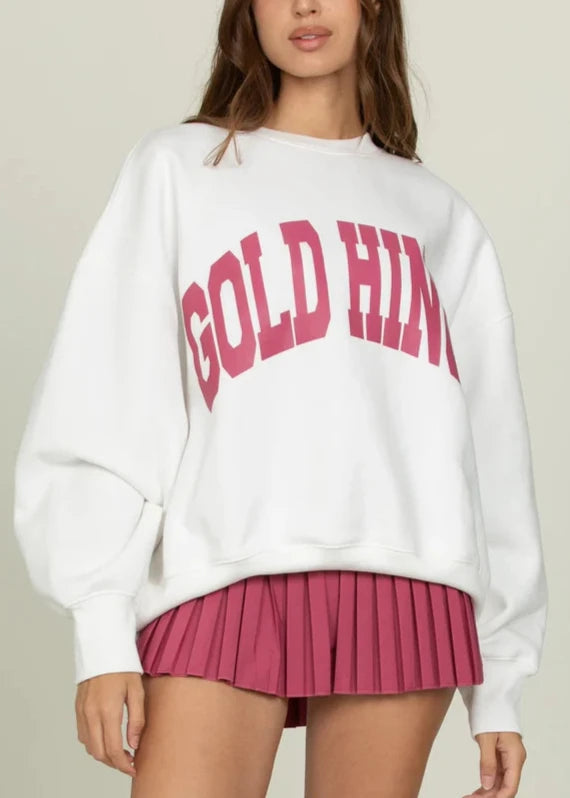 Gold Hinge Wide Arm Sweatshirt