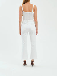 DAZE Shy Girl High Crop Flare Jeans