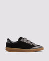 P448 Monza Velcro Black Sneaker