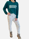 Z Supply Cassie Bright LS & Best Friend Jogger Set