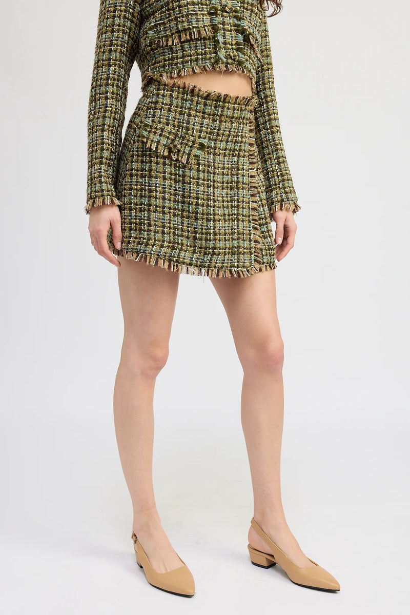 En Saison Jaime Tweed Skort