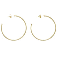 Sheila Fajl Perfect Hoops Brushed Gold