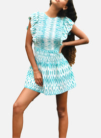 Saylor Azalea Ikat Mini Dress