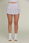 Gold Hinge Pleated Tennis Skirt