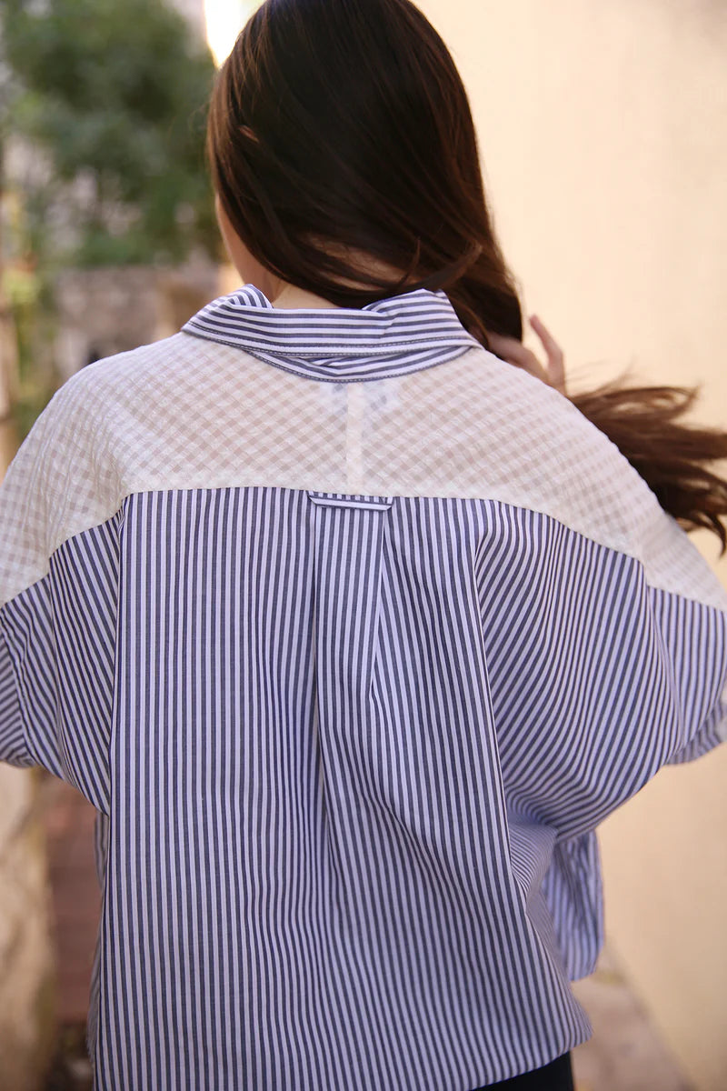 KOCH Lyle Top in Smokey Stripe