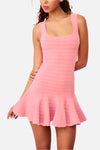 Love Shack Fancy Maryanne Knit Mini Dress