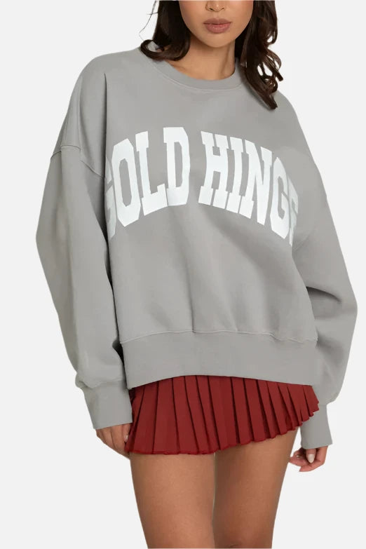 Gold Hinge Wide Arm Sweatshirt