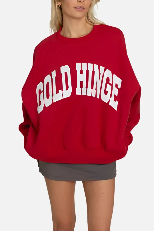 Gold Hinge Wide Arm Sweatshirt