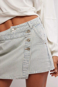 Free People Wynne Railroad Skirt