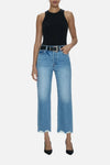 Pistola Cassie Super HR Straight Crop Jeans