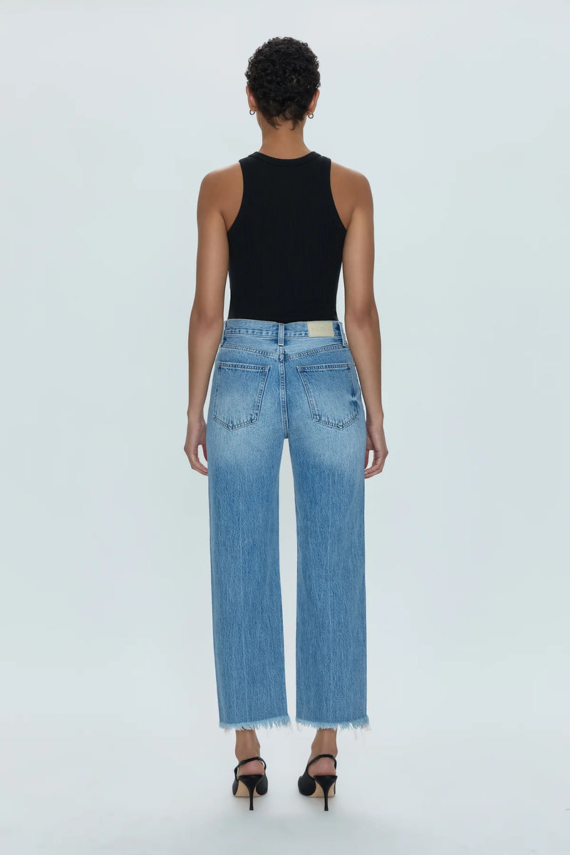 Pistola Cassie Super HR Straight Crop Jeans