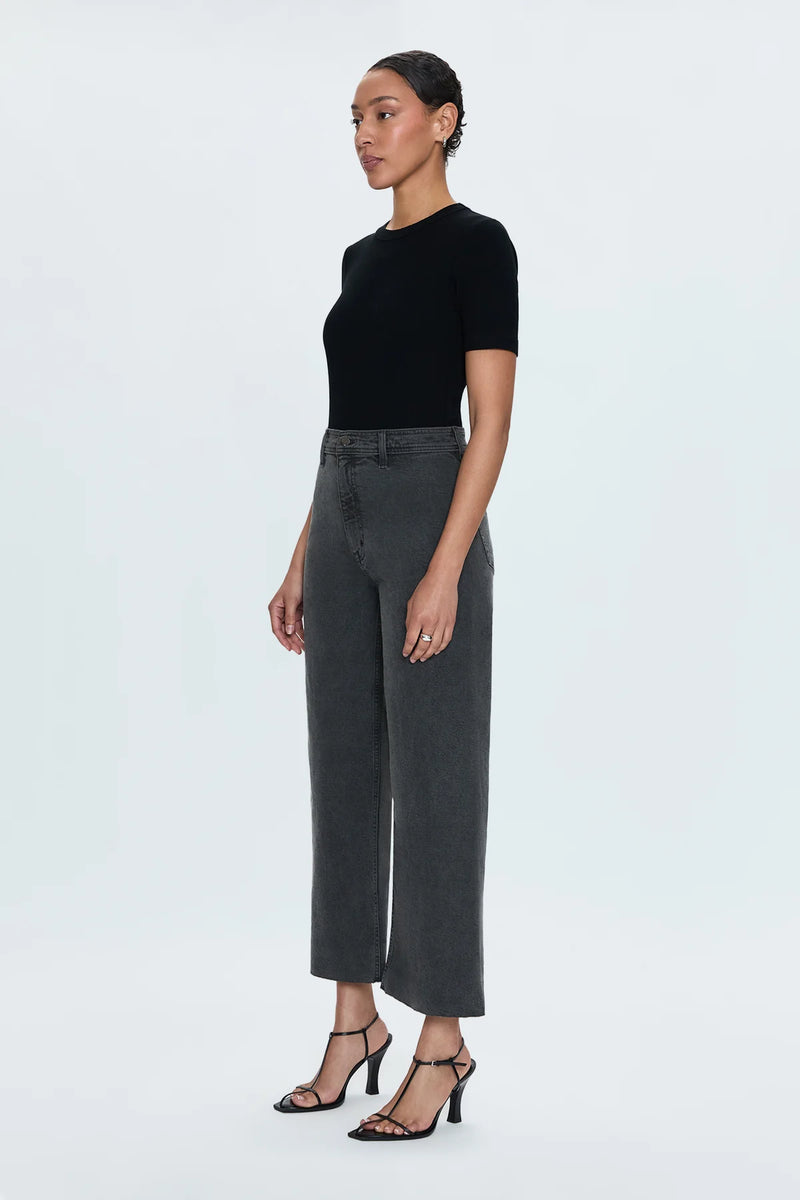 Pistola Penny High Rise Wide Leg Crop Jeans