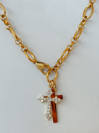 Gina Carmen Cross Duo Necklace