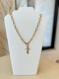 Gina Carmen Cross Duo Necklace