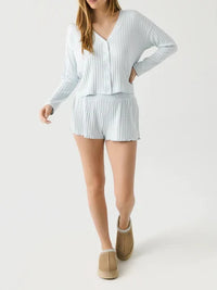 Z Supply Mara Top & Dawn Ribbed Shorts Set