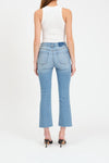 DAZE Shy Girl High Rise Crop Flare Jeans