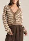 Z Supply Este Metallic Stripe Cardigan