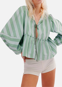 Free People Brunch Babe Blouse