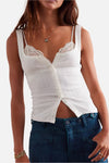 Free People end Game Pointelle Tank Top