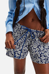 Free People Offbeat Printed Pull-On Shorts