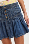 Free People Roselle Denim Mini Skirt