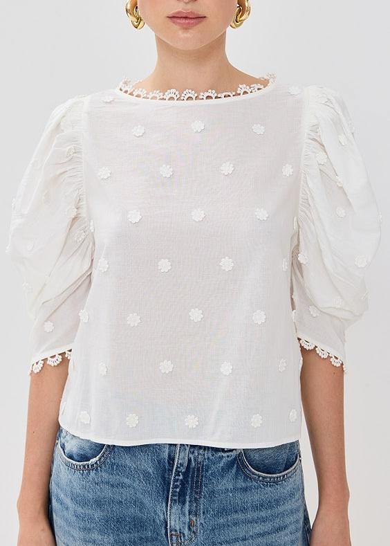 FARM Rio 3D Flowers Blouse