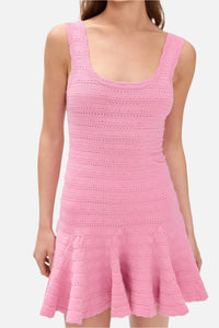 Love Shack Fancy Maryanne Knit Mini Dress