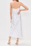 Love Shack Fancy Ermon Satin Floral Slip Dress