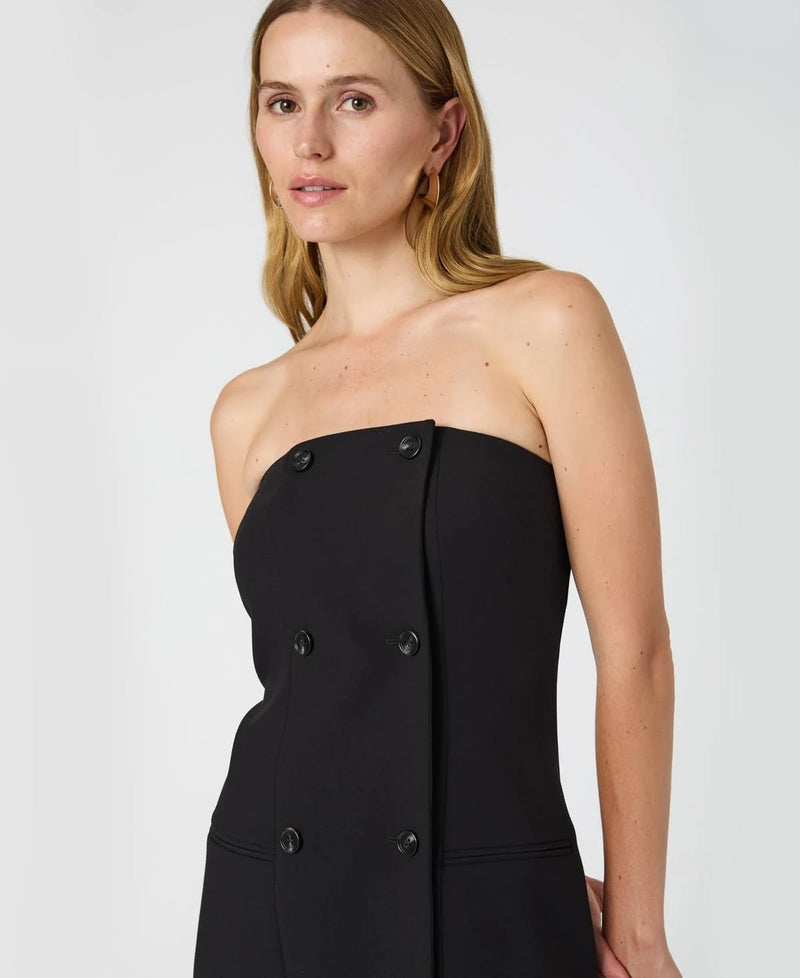 French Connection Azra Twill Strapless Mini Dress