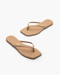 TKEES Square Toe Lily Flip Flop