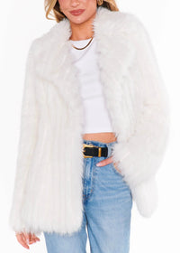 Show Me Your Mumu Salt Lake Fur Coat